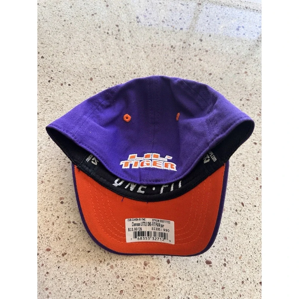 Top of the World Clemson Tigers Infant Hat Purple Orange Paw Lil Tiger One-Fit